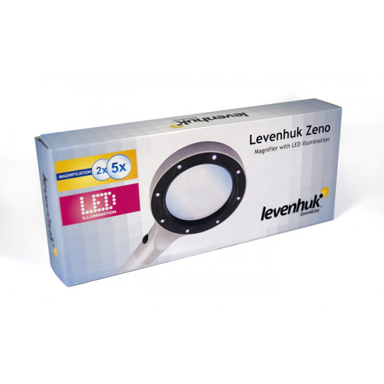 Лупа Levenhuk Zeno 400 LED, 2/4x, 88/21 mm, метал