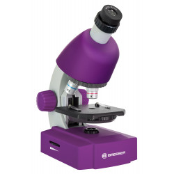 Микроскоп Bresser Junior 40–640x, лилав