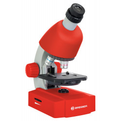 Микроскоп Bresser Junior 40–640x, червен