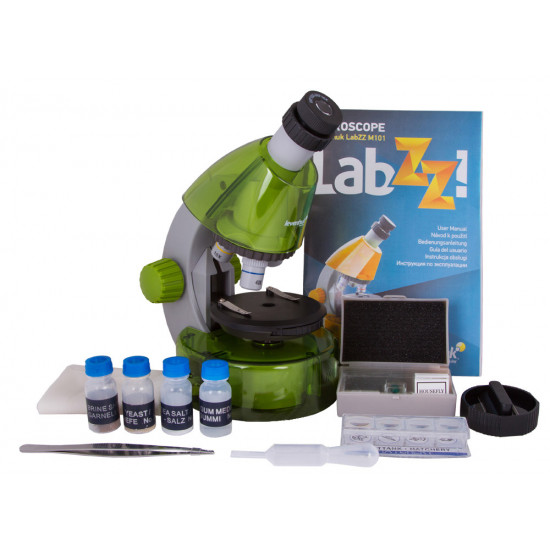 Микроскоп Levenhuk LabZZ M101 Lime (Лайм)