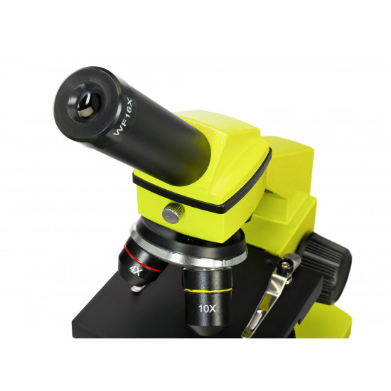 Микроскоп Levenhuk Rainbow 2L PLUS Lime (Лайм)