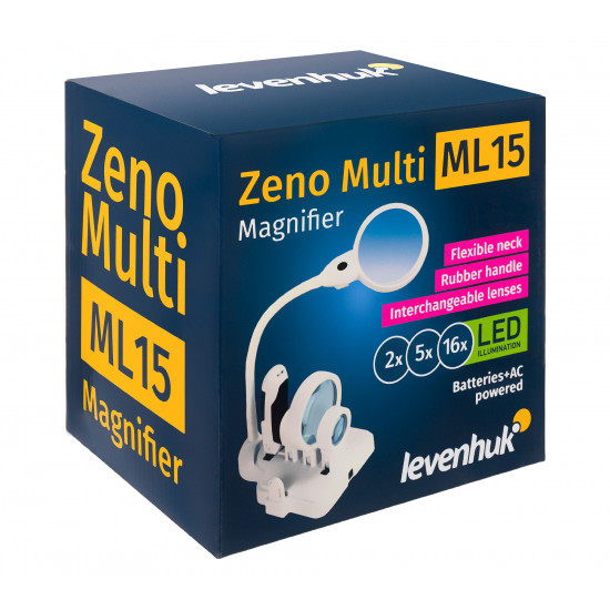 Бяла лупа Levenhuk Zeno Multi ML15