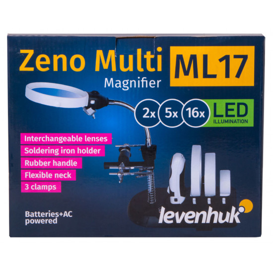 Черна лупа Levenhuk Zeno Multi ML17
