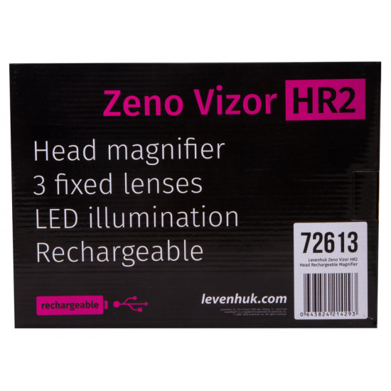 Лупа за глава с акумулатор Levenhuk Zeno Vizor HR2