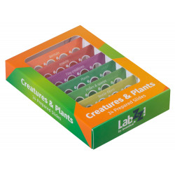 Комплект подготвени проби от живи същества и растения Levenhuk LabZZ CP24