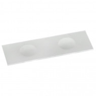 Чисти предметни стъкла с две гнезда Levenhuk G50 2H, 50 бр.