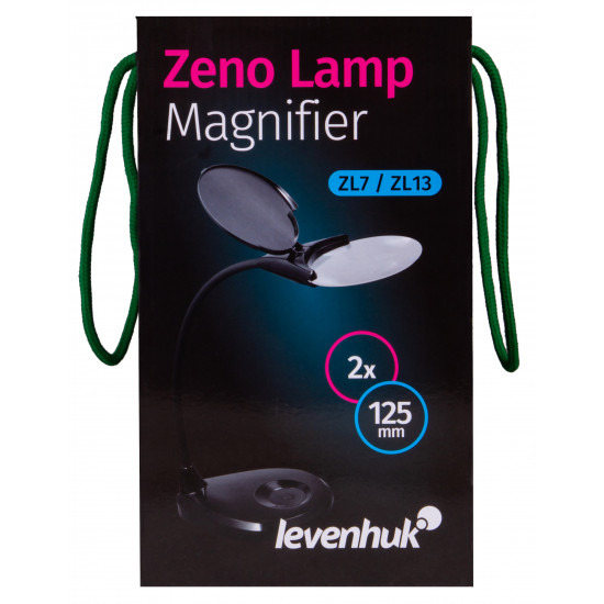 Черна лупа Levenhuk Zeno Lamp ZL13