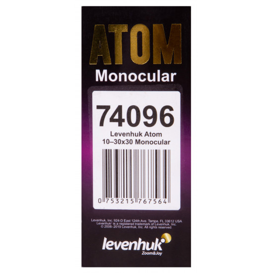 Монокъл Levenhuk Atom 10–30x30