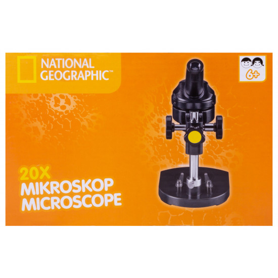 Микроскоп Bresser National Geographic 20x, монокулярен