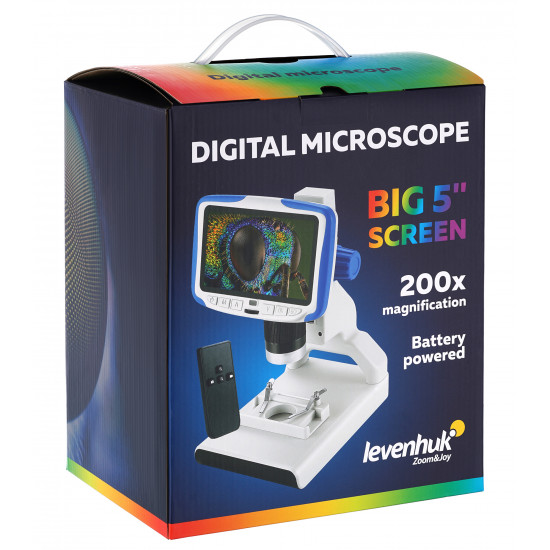 Цифров микроскоп Levenhuk Rainbow DM500 LCD