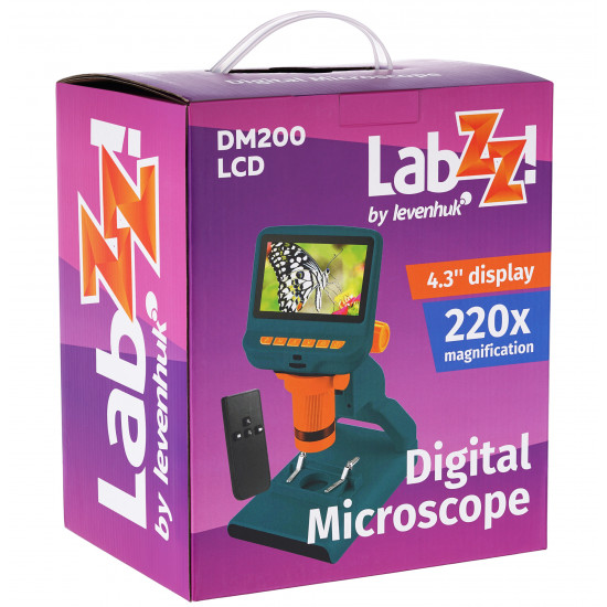 Цифров микроскоп Levenhuk LabZZ DM200 LCD