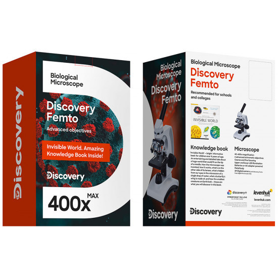 Микроскоп Levenhuk Discovery Femto Polar с книга