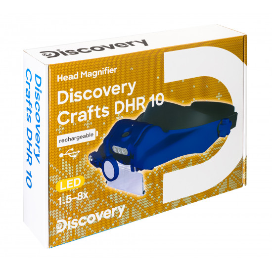Лупа за глава с акумулатор Discovery Crafts DHR 10