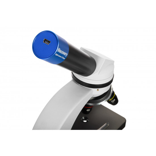 Цифров микроскоп Levenhuk Discovery Nano Polar с книга