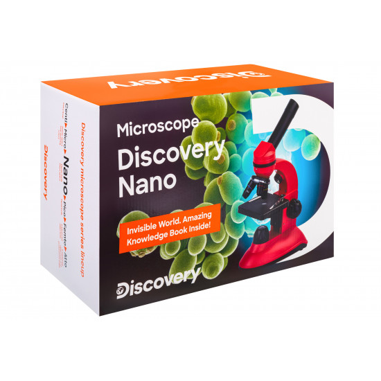 Цифров микроскоп Levenhuk Discovery Nano Polar с книга