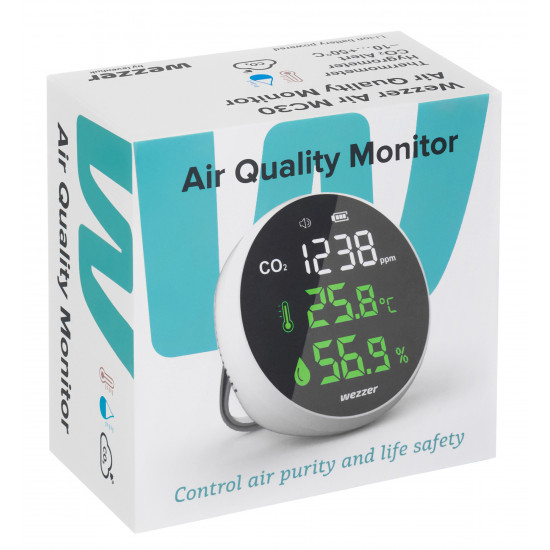Монитор за качеството на въздуха Levenhuk Wezzer Air MC30