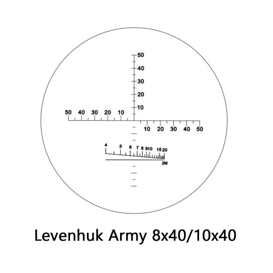 Бинокъл с решетка Levenhuk Army 8x40