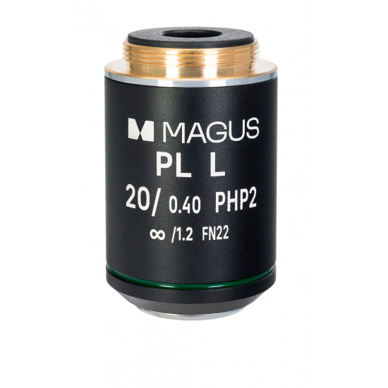 Обектив MAGUS 20HP 20х/0,40 Plan L phase PHP2 ∞/1,2 WD 8,0 mm