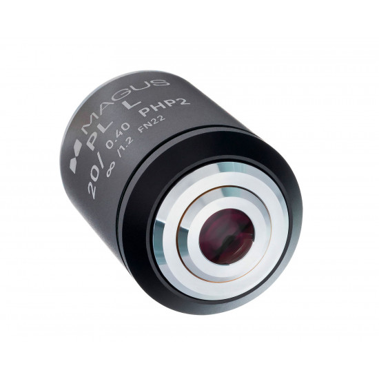 Обектив MAGUS 20HP 20х/0,40 Plan L phase PHP2 ∞/1,2 WD 8,0 mm