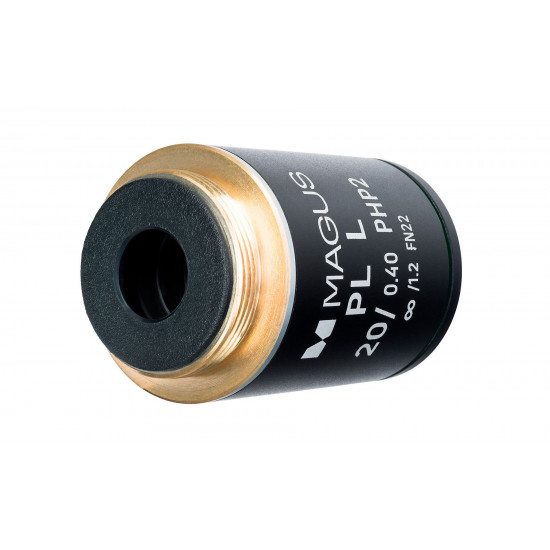 Обектив MAGUS 20HP 20х/0,40 Plan L phase PHP2 ∞/1,2 WD 8,0 mm