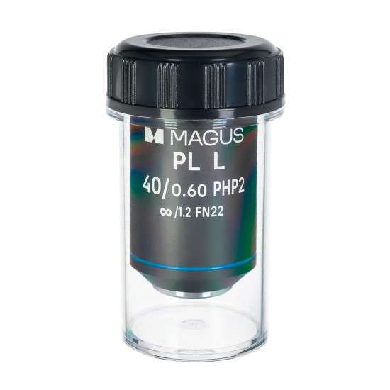 Обектив MAGUS 40HP 40х/0,60 Plan L phase PHP2 ∞/1,2 WD 3,5 mm