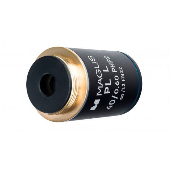 Обектив MAGUS 40HP 40х/0,60 Plan L phase PHP2 ∞/1,2 WD 3,5 mm