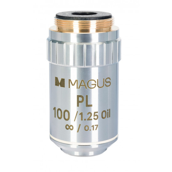 Обектив MAGUS SF100 OIL 100х/1,25 Plan Pol ∞/0,17 Обектив MAGUS SF100 OIL 100х/1,25 Plan Pol ∞/0,17
