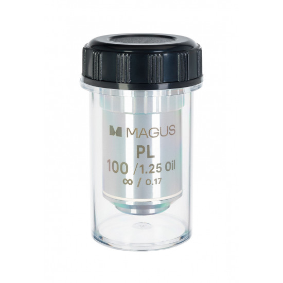 Обектив MAGUS SF100 OIL 100х/1,25 Plan Pol ∞/0,17 Обектив MAGUS SF100 OIL 100х/1,25 Plan Pol ∞/0,17