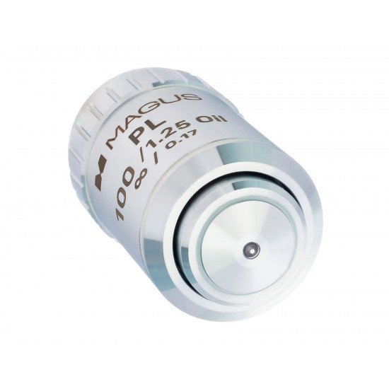 Обектив MAGUS SF100 OIL 100х/1,25 Plan Pol ∞/0,17 Обектив MAGUS SF100 OIL 100х/1,25 Plan Pol ∞/0,17