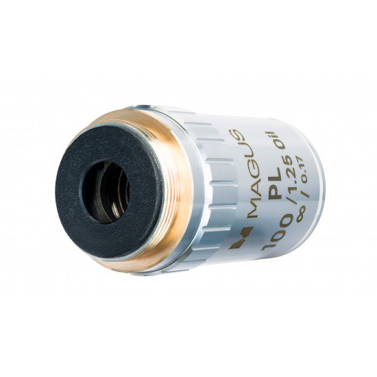 Обектив MAGUS SF100 OIL 100х/1,25 Plan Pol ∞/0,17 Обектив MAGUS SF100 OIL 100х/1,25 Plan Pol ∞/0,17
