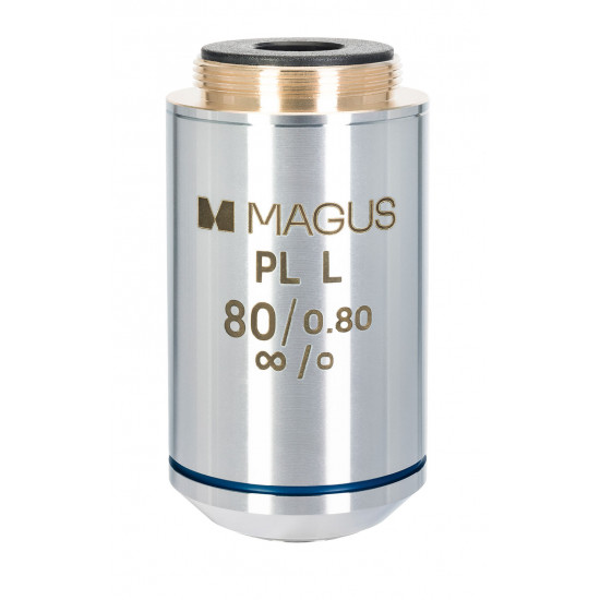 Обектив MAGUS 80PLL 80х/0,80 Plan L WD 1,25 mm Обектив MAGUS 80PLL 80х/0,80 Plan L WD 1,25 mm