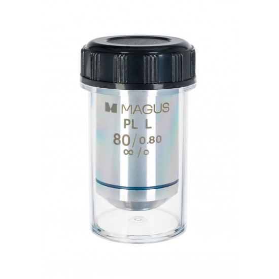 Обектив MAGUS 80PLL 80х/0,80 Plan L WD 1,25 mm Обектив MAGUS 80PLL 80х/0,80 Plan L WD 1,25 mm