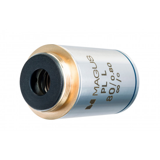 Обектив MAGUS 80PLL 80х/0,80 Plan L WD 1,25 mm Обектив MAGUS 80PLL 80х/0,80 Plan L WD 1,25 mm