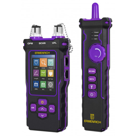 Оптичен търсач за кабели Ermenrich NetGeeks NP60