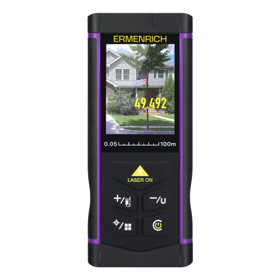 Лазерен измерител Ermenrich PRO LR100, с камера